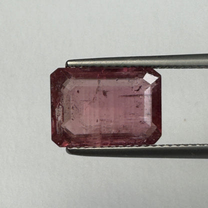 Pink Tourmaline Rectangular Loose Stone, 4.47 ct, 12.2x8.6 mm – view 3 of 3