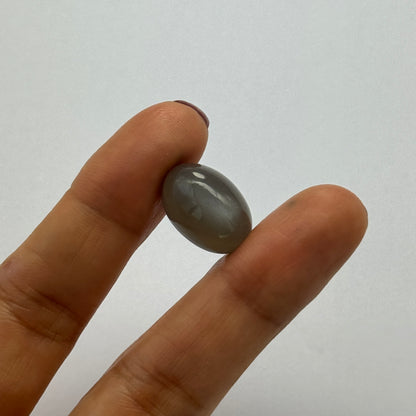 Grey Moonstone Oval Cabochon Pair, 17.73x12.17 mm – view 2 of 2