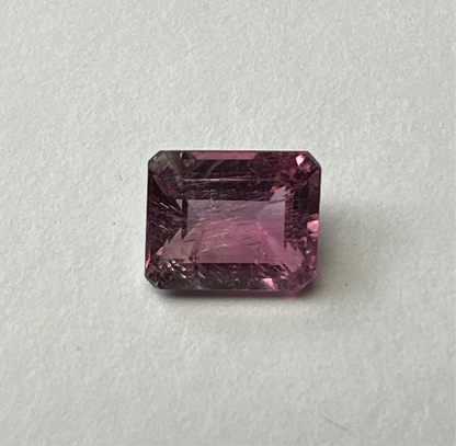 Pink Tourmaline Rectangular Loose Stone, 4.37 ct, 10.9x9.0 mm – view 3 of 3