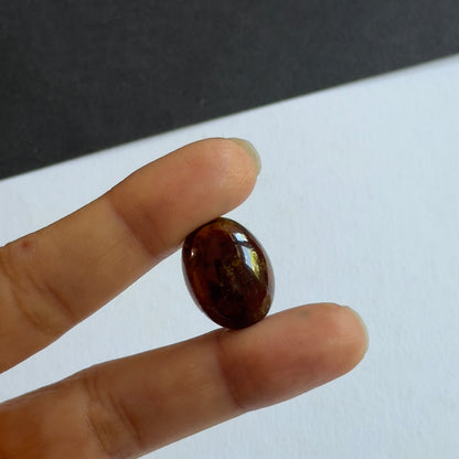 Yellow Tourmaline Oval Cabochon, 21.38 ct, 20.2x15.2 mm – view 2 of 3