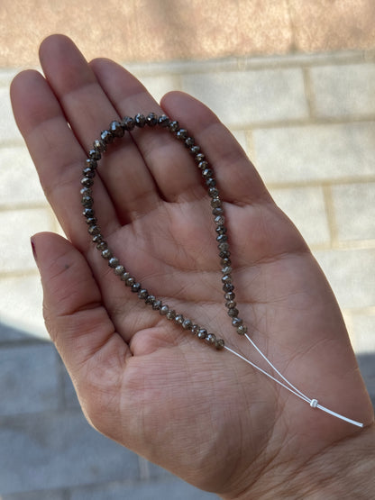 Brown Diamond Beads, 29 ct, 18.5 cm – view 1 of 4