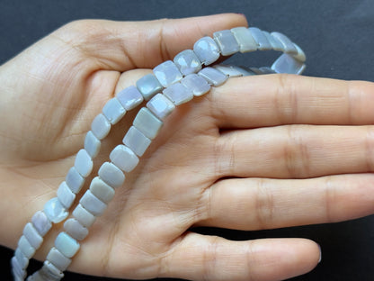 Blue Opal Square Beads, 6.34-11.48 mm – view 1 of 3