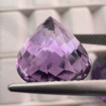 Purple Amethyst Oval Faceted Loose Stone, 13.44 ct, 17.8x14.5 mm – view 5 of 8