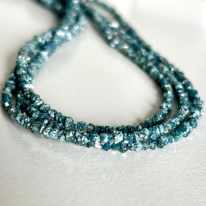 Blue Diamond Beads, 18 ct, 45 cm – view 12 of 12