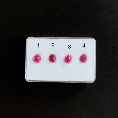 Red Ruby Oval Cabochon – view 2 of 2