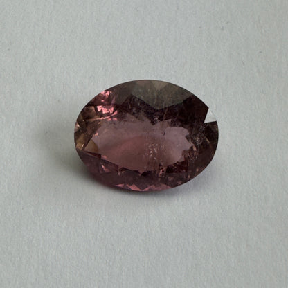 Purple Tourmaline Oval Loose Stone, 8.08 ct, 15.7x11.1 mm – view 2 of 3