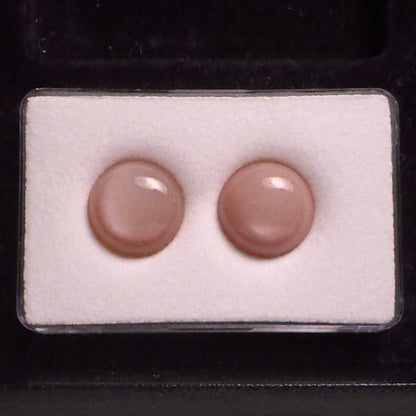 Moonstone Round Cabochon Pair, 43.98 ct – view 2 of 3