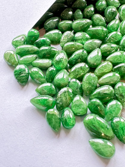 Green Tsavorite Garnet Drop Beads – view 2 of 7
