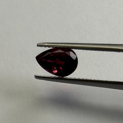 Red Tourmaline Drop Loose Stone, 1.93 ct, 9.3x6.5 mm – view 1 of 3