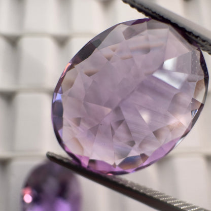 Purple Amethyst Oval Faceted Loose Stone, 13.44 ct, 17.8x14.5 mm – view 8 of 8