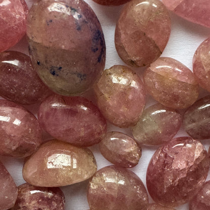 Pink Tourmaline Oval Beads – view 7 of 8