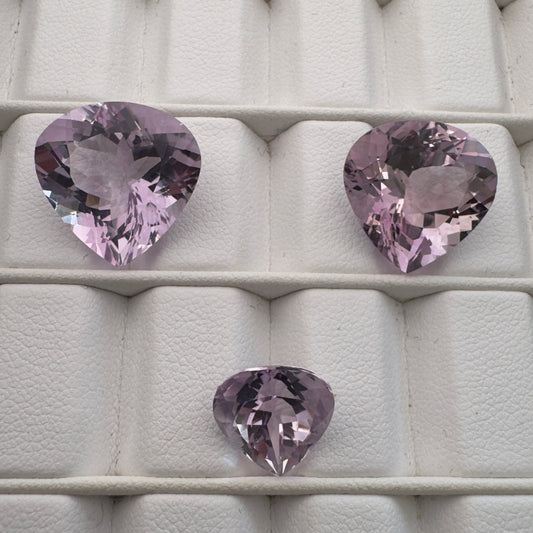 Mesmerizing  Trillion Cut Amethyst Faceted