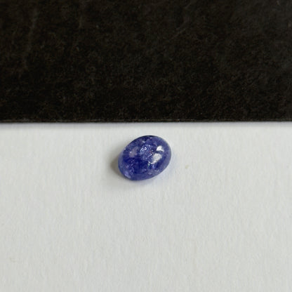 Blue Tanzanite Oval Cabochon, 3.2 ct, 10x8.2 mm – view 4 of 4