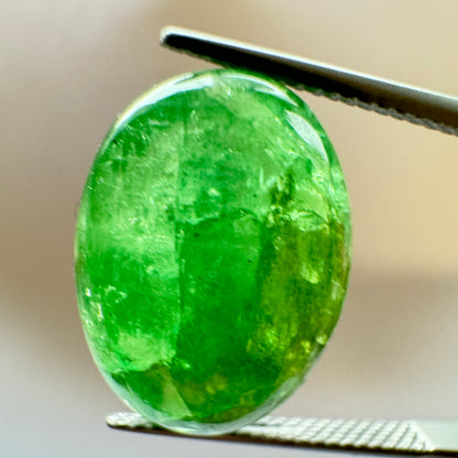 Green Tsavorite Garnet Cabochon, 17.12 ct – view 5 of 8