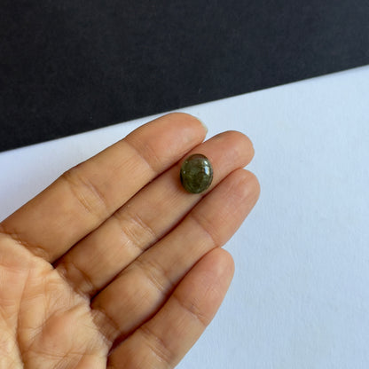 Green Tourmaline Oval Loose Stone, 4.70 ct, 12x10 mm – view 1 of 3