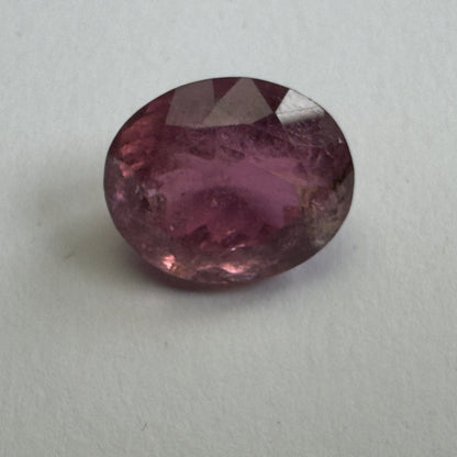 Pink Tourmaline Oval Faceted Loose Stone, 6.97 ct, 13x10.7 mm – view 3 of 3
