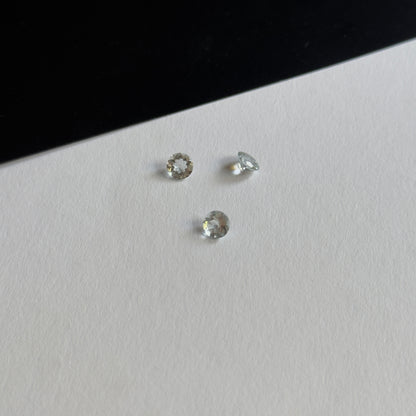 Clear Aquamarine Round Faceted Loose Stone – view 3 of 6