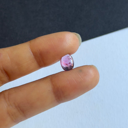 Pink Tourmaline Oval Cabochon, 1.49 ct, 9x6.8 mm – view 2 of 3