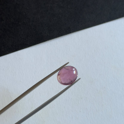Candy Pink Tourmaline Oval Cabochon, 5.30 ct, 12x10 mm – view 3 of 3