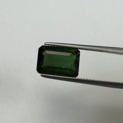 Green Tourmaline Rectangular Loose Stone, 4.41 ct, 12.6x9.7 mm – view 2 of 3
