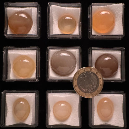 Orange Moonstone Oval Cabochon – view 2 of 2