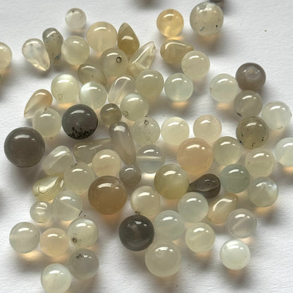 White Moonstone Pear Beads – view 1 of 7