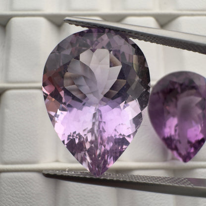 Purple Amethyst Drop Faceted Loose Stone – view 1 of 6