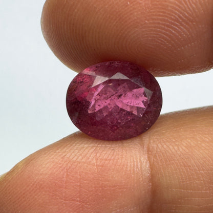 Pink Tourmaline Rectangular Loose Stone, 4.95 ct, 12x9.8 mm – view 3 of 3
