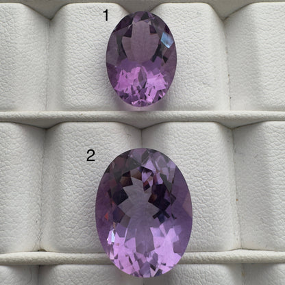 Purple Amethyst Oval Faceted Loose Stone, 8.99 ct – view 1 of 8