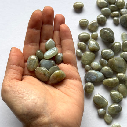 White Labradorite Fancy Beads – view 6 of 6