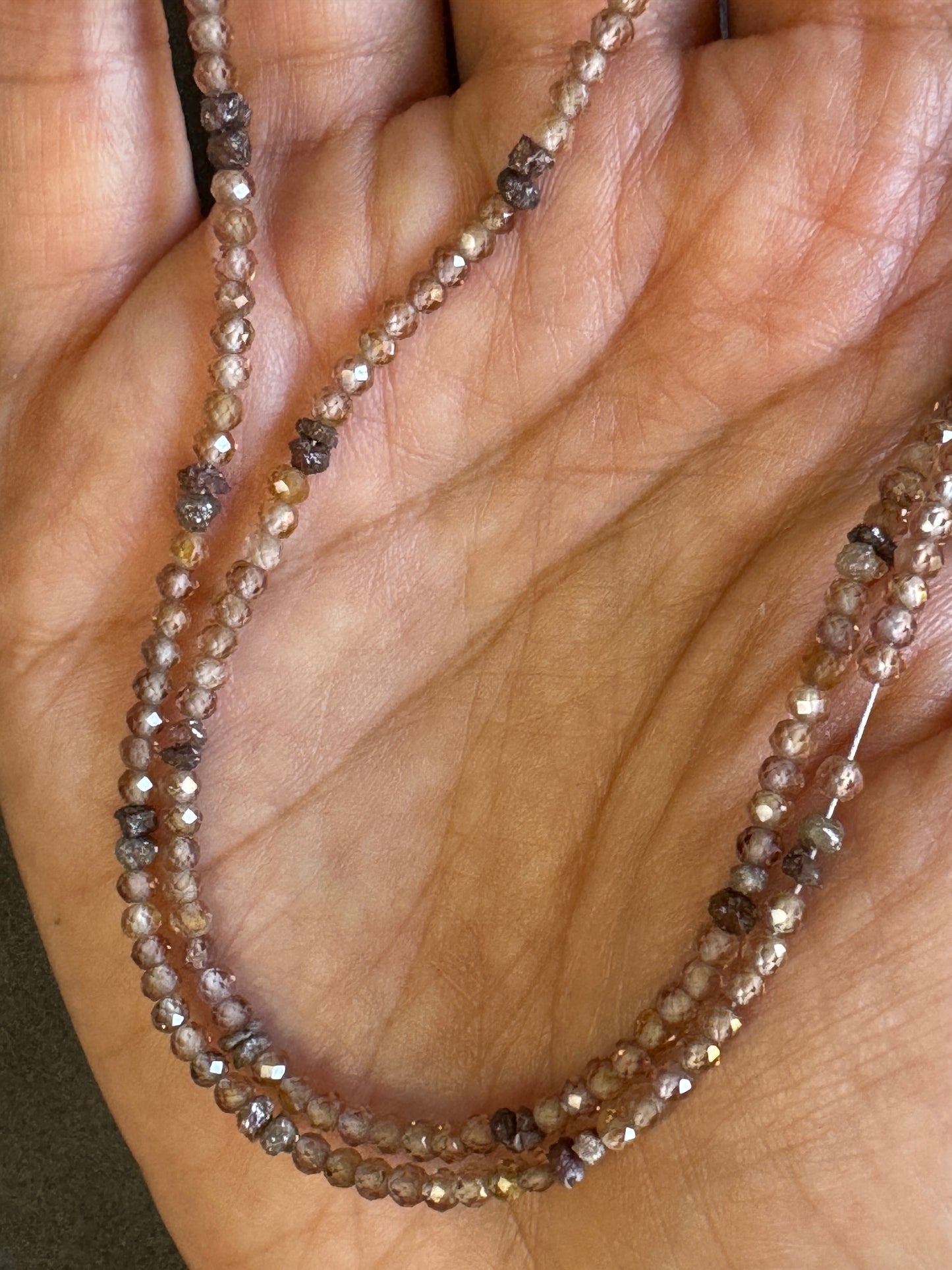 Stunning Zircon and Diamond Necklace-Brilliant Sparkle ! 38,75cts