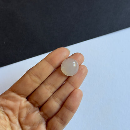 White Moonstone Round Loose Stone, 14.57 ct – view 1 of 3