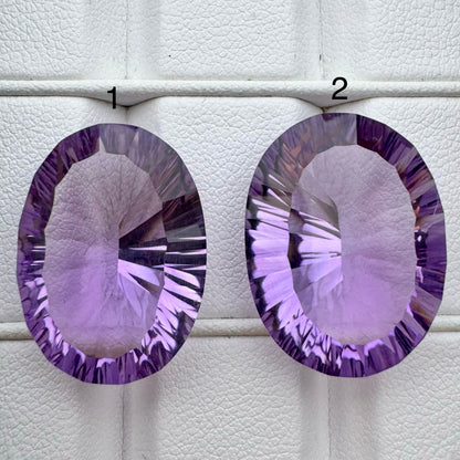 Purple Amethyst Oval Faceted Loose Stone – view 2 of 6