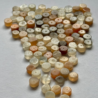 Multicolour Moonstone Round Beads, 18 ct – view 2 of 5