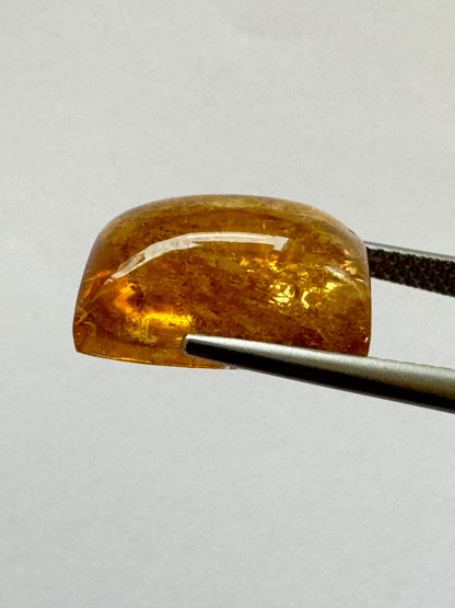 Yellow Tourmaline Cabochon, 10.79 ct, 14x10 mm – view 4 of 4