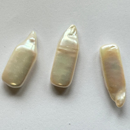 White Pearl Pear Beads – view 15 of 19