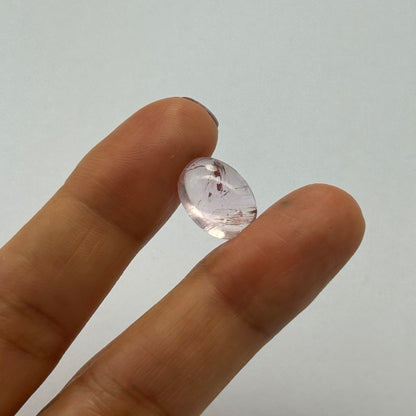 Pink Tourmaline Round Cabochon, 7.14 ct – view 2 of 2