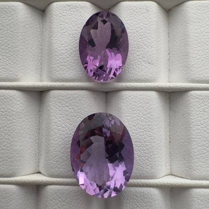 Purple Amethyst Oval Faceted Loose Stone, 8.99 ct – view 2 of 8