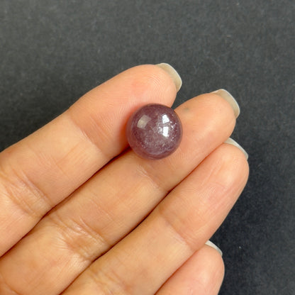 Purple Tourmaline Round Loose Stone, 10.55 ct – view 3 of 4