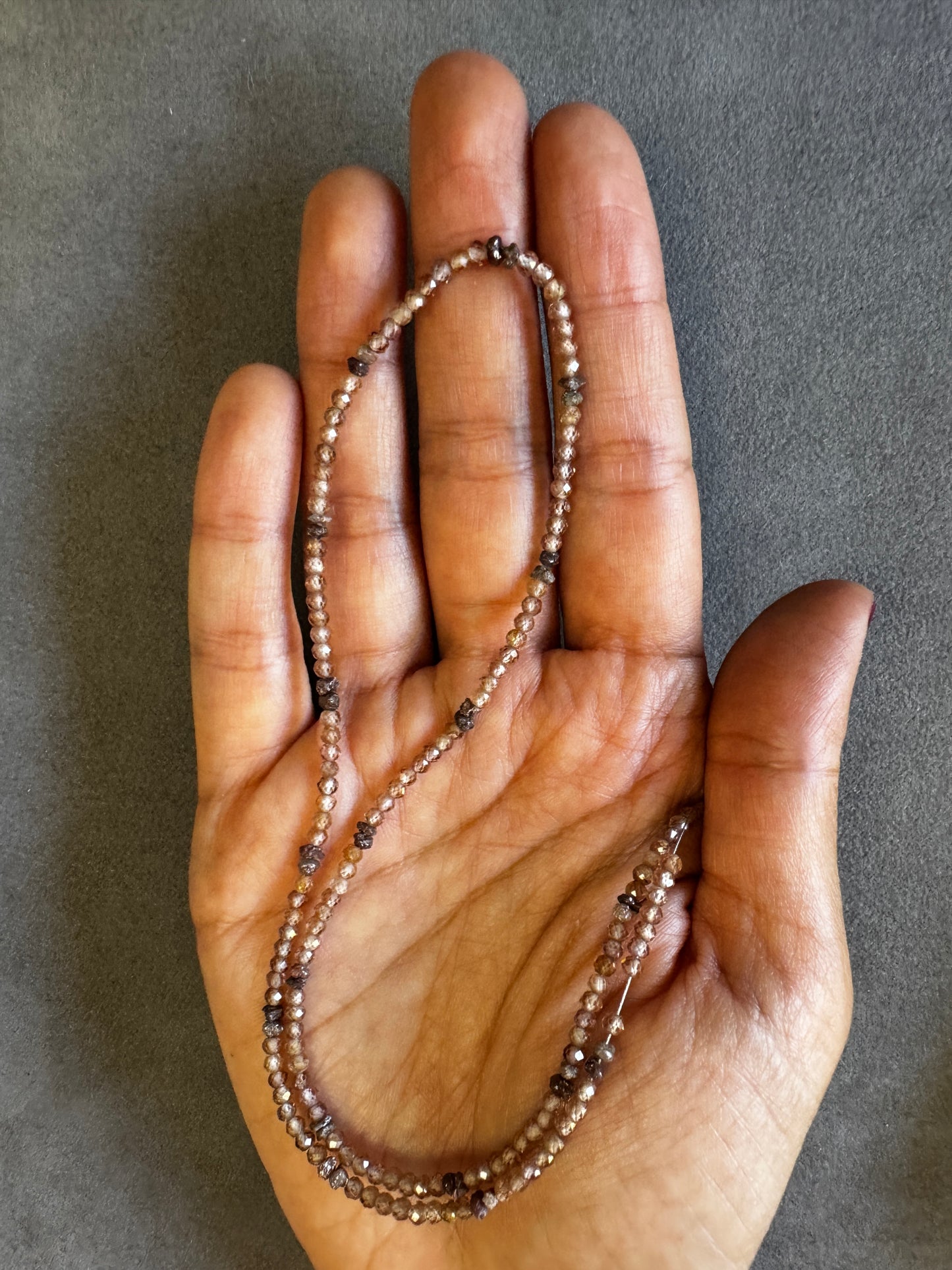 Stunning Zircon and Diamond Necklace-Brilliant Sparkle ! 38,75cts