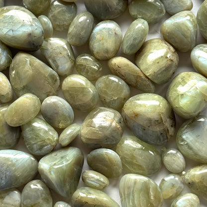 White Labradorite Fancy Beads – view 1 of 6