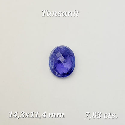 Purple Tanzanite Oval Cabochon, 7.83 ct – view 4 of 4