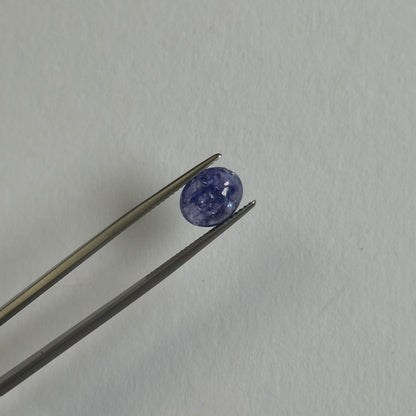 Blue Tanzanite Oval Cabochon, 3.2 ct, 10x8.2 mm – view 1 of 4