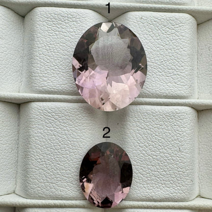 Purple Amethyst Oval Faceted Loose Stone, 9.61 ct, 16.8x13.8 mm – view 1 of 3