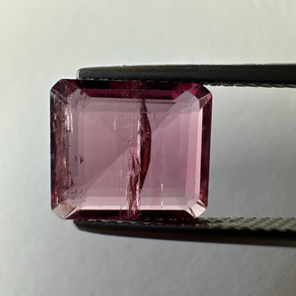 Pink Tourmaline Rectangular Loose Stone, 2.68 ct, 10.1x8.7 mm – view 1 of 3