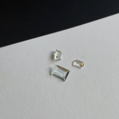 Blue Aquamarine Baguette and Emerald Cut Loose Stone – view 3 of 4