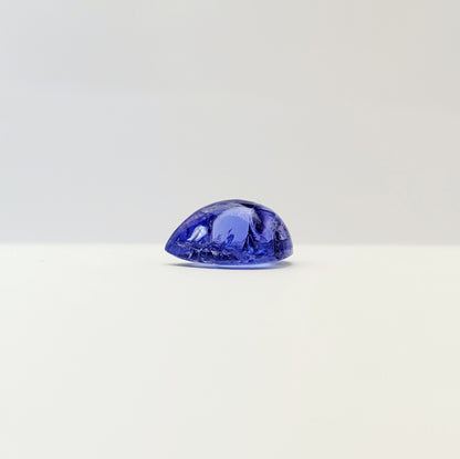 Blue Tanzanite Drop Cabochon, 7.48 ct – view 3 of 5