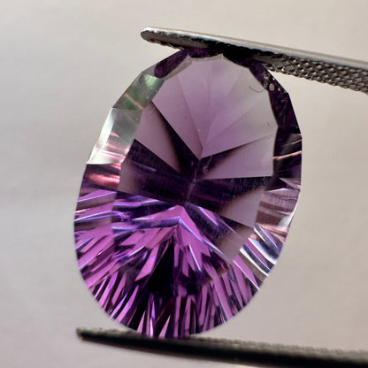 Purple Amethyst Oval Faceted Loose Stone, 11.85 ct, 18.4x13.5 mm – view 8 of 8