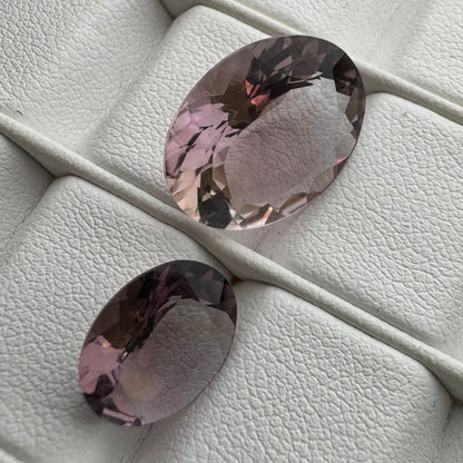 Purple Amethyst Oval Faceted Loose Stone, 9.61 ct, 16.8x13.8 mm – view 3 of 3