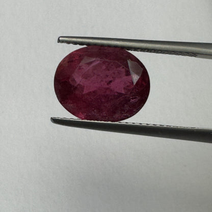 Pink Tourmaline Rectangular Loose Stone, 4.95 ct, 12x9.8 mm – view 2 of 3